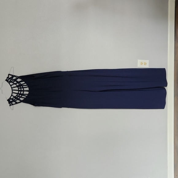 White House Black Market Pants - White House Black Market Womans Navy sz 6 Jumpsuit